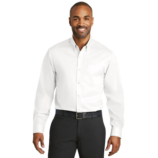 Camisa de sarga sin planchado Red House®. RH78 casa Roja RH78