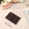 thumbnail image 2 of iMucci U Shaped Hair Pins, 200 Count of Buns Waved Hair Pins for Women Girls with Box for Updos French Twists, Bobby Pins Hairgrip Hair Grip Hairclip Bulk Hair Accessories (Brown, 2.4 Inch), 2 of 6