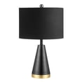 thumbnail image 5 of SAFAVIEH Penla 20 in. H Mid-Century Cone Table Lamp, Black/Brass Gold, 5 of 8