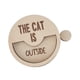 thumbnail image 5 of Letrero recordatorio de gato dentro o fuera, decoración para patio resistente, puerta práctica para amantes de las mascotas, cafetería de madera,, 5 of 9