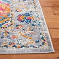 thumbnail image 4 of SAFAVIEH Madison Caden Oriental Area Rug, Grey/Fuchsia, 8' x 8' Square, 4 of 14