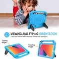 thumbnail image 4 of AVAWO Kids Case for iPad 9th/8th/7th Generation, iPad 10.2 case 2021/2020/2019 with Built-in Screen Protector, Shockproof Lightweight Handle Stand Kids Case for iPad 10.2 9th Generation - Blue, 4 of 9