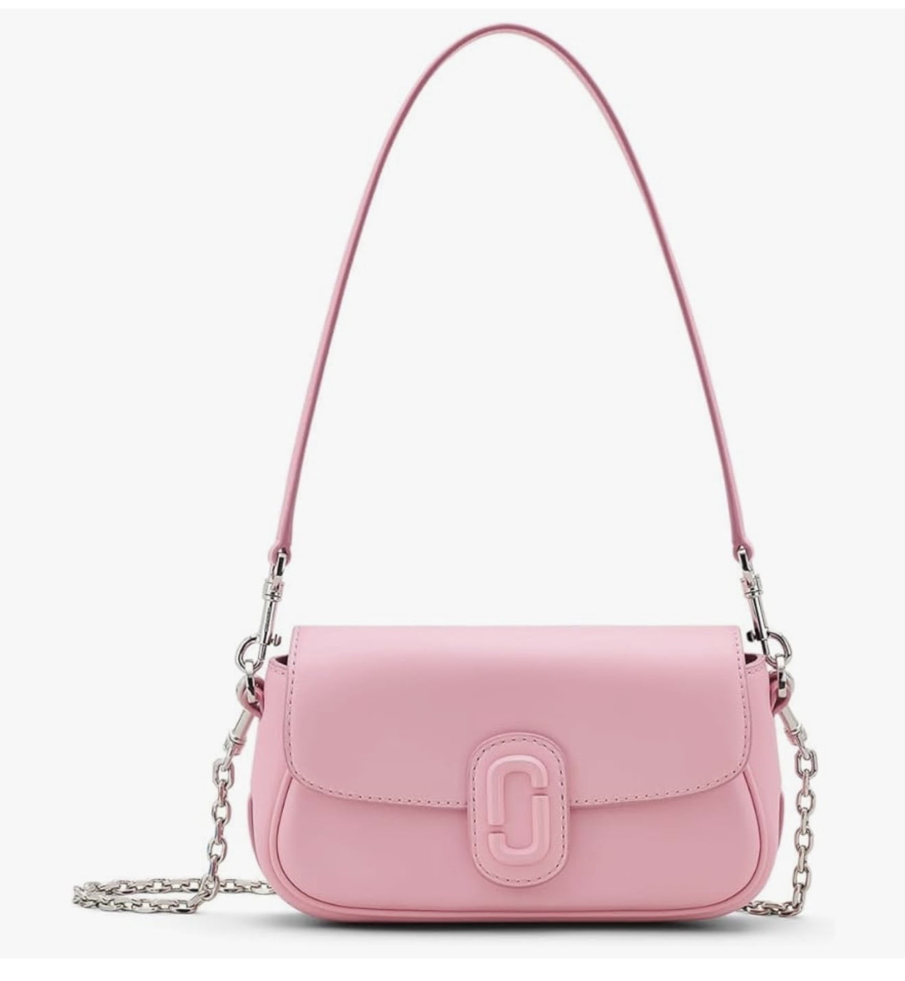 Marc Jacobs Women's The Nano Tote Crossbody Bow Pink Bag Pink