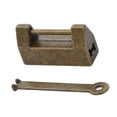 thumbnail image 3 of Advancent Padlock Household Supplies Retro Lock Vintage Locks Cabinets Antique with Chinese Key  Accessories Jewelry Locking Mini Style Type3 NO3 Advancent HA013340-00, 3 of 6