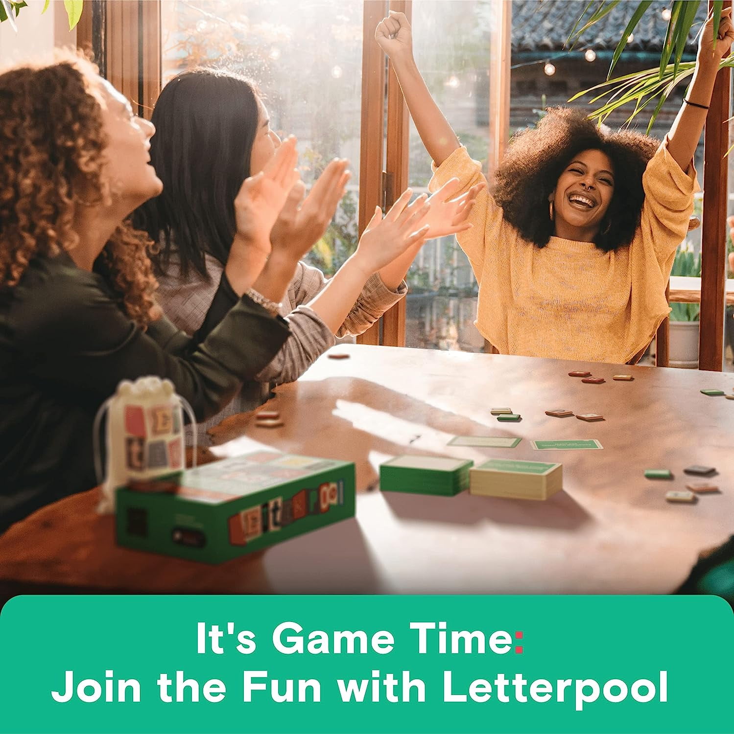 Letterpool: 2-6 Players Board Games for Adults, Family, Teens — Fun Word  Games for Teens and Adults Group, Fast Thinking Adult Party Games for Two  to