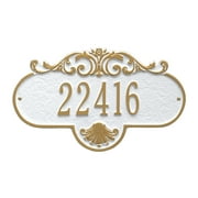 Whitehall 2019WG Rochelle - Standard Wall - One Line in White/Gold 15.5X9