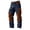 Navy, variant on Mens Color Block Casual Cargo Pants Stretch Trousers with Pockets Outdoor Activities Full Length Army Green L