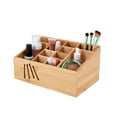 Better Homes & Gardens Bamboo Bathroom Organizer, 12 Compartments ...
