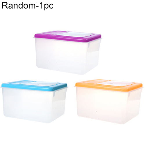 Details about   1 Pc Storage Cabinet Transparent Plastic Storage Box for Office Home 