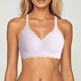 thumbnail image 2 of khonts,Women's Spaghetti Strap Anti Sagging Bras High Supportive Push up Wireless Bralettes Comfort Soft Everyday Tshirt Bra Light Purple M, 2 of 4