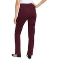 thumbnail image 3 of Gloria Vanderbilt Women’s Amanda Classic 5-Pocket Stretch Denim Jeans, Natural Waist, Tapered Leg (Red, 16W Average), 3 of 3