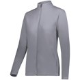 thumbnail image 1 of Augusta Sportswear Women's Standard Ladies Micro-Lite Fleece Full-Zip Jacket, Graphite, 3X-Large, 1 of 1