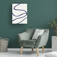 thumbnail image 3 of Trademark Fine Art Pictufy Studio  Blue Lines Canvas Wall Art, 3 of 4