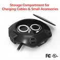 thumbnail image 3 of Clear Powe 4-Outlet 1080J Conference Table Surge Protector w/3-Port USB-A & 1-Port USB-C Chargers, Rotating Outlets, 6ft Power Cord, CP30001, 3 of 8