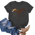 thumbnail image 3 of Pavied T-Shirts pour Femmes T-Shirts Graphiques Chandails en Molleton de la Saint-Valentin pour Femmes Imprimé Cœur Col Rond Manches Longues Hauts Décontractés Mignons Chemises de la Saint-Valentin Chemises en Coton Hauts d'Été Gris Foncé S, 3 of 3