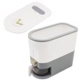 thumbnail image 1 of Dry Food Dispenser, Airtight Rice Dispenser Cereal Dispenser Large Capacity Rice Grain Storage Container With Lid Moisture  Rice Cup,  For Small Grains, Beans, Rice, 1 of 8