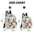 thumbnail image 2 of FORMRS Mini Backpack Purse for Women Quilted Travel Daypack Casual Shoulder Bag, Rainbow Stars Pattern, 2 of 7