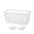 thumbnail image 3 of Cesta metálica colgante de alambre, organizador doméstico para armario o vestidor Blanco, 3 of 9
