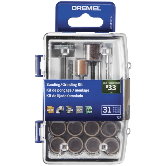 Kit de lijado y rectificado Sander Dremel 727-01 de 31 piezas