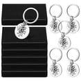 thumbnail image 4 of 6 Pcs Key Rings Lucky Keychains Metal Keychains Key Charms Good Luck Charms Bag Accessories For Women, 4 of 8