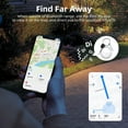 thumbnail image 2 of Bluetooth Tracker, Keys Finder and Item Tracker Tags MFI Certification for Car Keys and Phones Bags and More Remote Control Finder Full Global Coverage Phone Finder iOS Compatible White 2-Pack &, 2 of 7