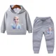 thumbnail image 3 of Ropa de primavera para niños, suéter de manga larga con capucha y pantalón de Frozen Elsa para niñas, conjuntos de 2 piezas, ropa para niñas pequeñas, 3 of 5