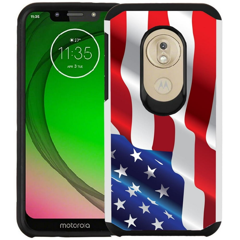 TMobile REVVLRY / Motorola Moto G7 PLAY Phone Case Colorful Design