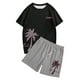 thumbnail image 4 of Playeras Negras Para Hombre Algodon, Camiseta De Manga Corta Con Cuello Redondo Y Estampado A La Moda Para Niñas Y Niños, Camiseta Holgada De Verano, Camisetas Casuales, 4 of 5