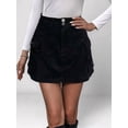 thumbnail image 5 of Jaimenalin Women'S Y2K Denim Cargo Skort - High Waisted Mini Skirt Shorts with Multifunctional Pockets, 5 of 8