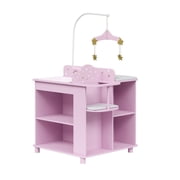 Olivias Little World Wooden Doll Changing Station, Lilac/White