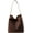 Coffee, variant on Vintage Suede Large Capacity Tote Bag Slouchy Hobo Bag Satchel Purse Casual Commuter Underarm Shoulder Handbag for Women Girl