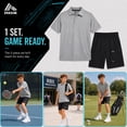 thumbnail image 6 of RBX Boys Short Set Moisture Wicking Golf Polo Shirt and Shorts Athletic Outfit for Sports 2 Piece, 6 of 7