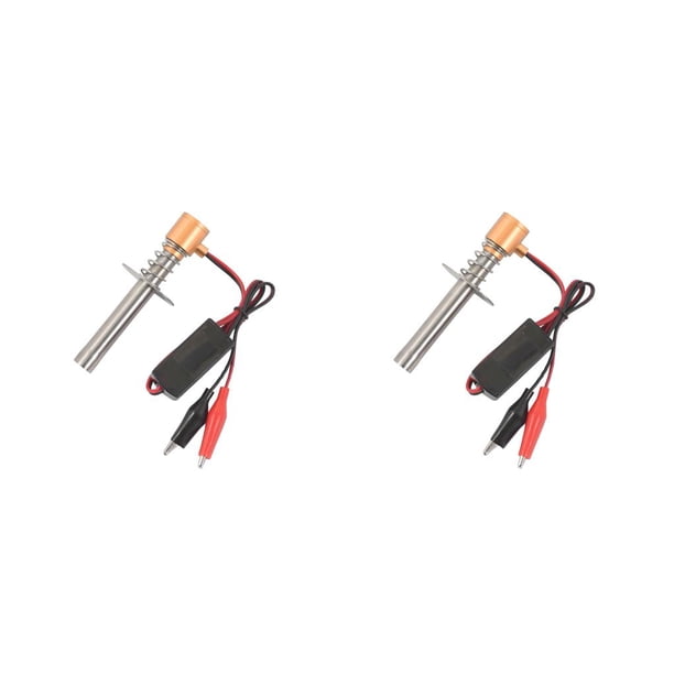 Tholdsy Niños adultos Mini coche Smart Igniter Modelo portátil Vehículo Avión Arrancador de apagado automático con clips positivos Type1 NO1