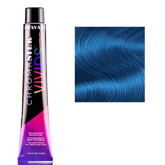 PRAVANA - ChromaSilk VIVIDS Semi-Permanent Hair Color [ BLUE TOPAZ ] 3 Oz. * BEAUTY TALK LA *