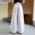 thumbnail image 6 of Liyamei Girls Lightweight Cargo Pants with Wide Leg and Draped Pleats for Casual Wear Size 5-16 Years, 6 of 7