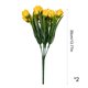 thumbnail image 3 of Tulipanes artificiales de imitación – Ramo de orquídeas artificiales de 6 ramas para decoración del hogar, follaje de plástico que no requiere mantenimiento para el alféizar de la ventana, el d, 3 of 6