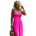 thumbnail image 3 of Women Summer Sleeveless Jumpsuit Casual Strapless Wide Leg Jumpsuit, 3 of 4