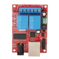 thumbnail image 2 of Module de Contrôleur TCP UDP, Carte de Relais LAN Ethernet 2 Voies Serveur WEB Carte de Relais Robuste PCB Configuration Extensible pour, 2 of 7