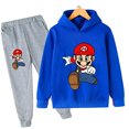 thumbnail image 3 of Nuevo juego Super Marios Sudadera con capucha Conjunto de ropa deportiva con capucha para niños Niñas Ropa Bebé Niños Pokemon - Ropa 2 5 6 7 8 9 10 11 12 13 12 Y, 3 of 5