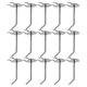 thumbnail image 1 of Wall Storage Hook Heart Shape Hanging Hooks Silver 7.00X2.50X2.50cm Iron 20Pcs, 1 of 3