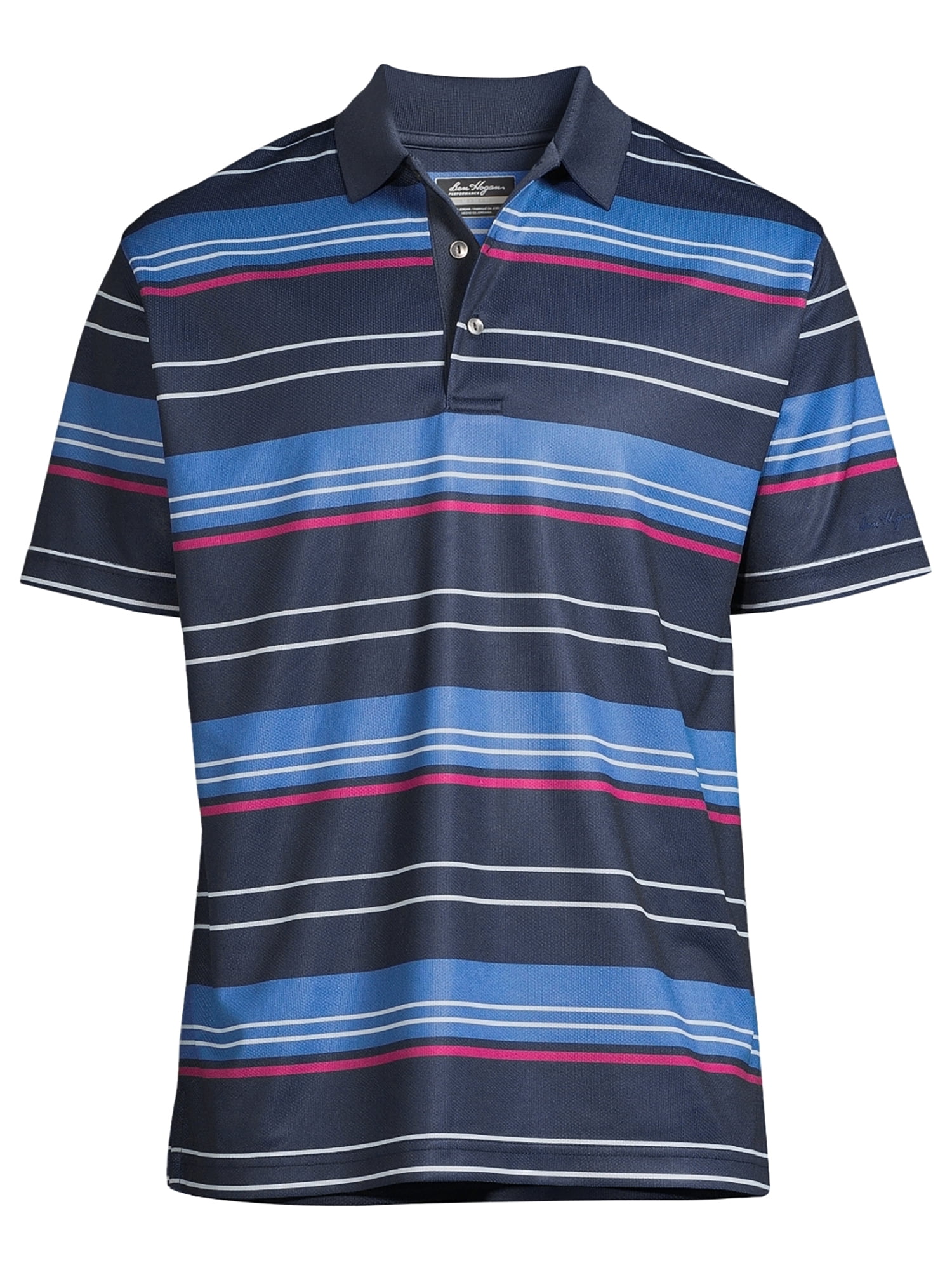 Ben Hogan Men's Performance Short Sleeve Printed Golf Polo Shirt