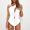 01 White, variant on Feimerou One Shoulder One Piece Swimsuits for Women Tummy Control Bathing Suits Sexy High Waisted Cutout Full Coverage Swimwear