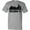AC-Heather Grey, variant on Inktastic Orlando Skyline with Grunge T-Shirt