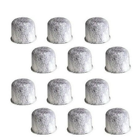 12 Replacement Charcoal Water Filters for Farberware 5-Cup Programmable Coffee Maker Part 103743-F