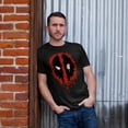 thumbnail image 2 of Men's Marvel Deadpool Splatter Icon  Graphic Tee Black Small, 2 of 5