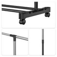 thumbnail image 3 of Mr IRONSTONE Extendable Clothes Rack, Adjustable Rolling Garment Rack with Lockable Wheels, Tool-Free Assembly Hanging Rod for Laundry, Chrome White, 3 of 8