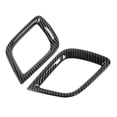 thumbnail image 5 of Marco de salida de aire frontal, 2 uds. Marco de salida de aire de ventilación de salpicadero delantero cubierta de marco embellecedor ABS estilo de fibra de carbono reemplazo para Isuzu D 2021, 5 of 5