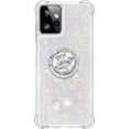 thumbnail image 2 of Glitter Clear Sparkly Bling Case for Motorola Moto G Power 5G 2023, Flowing Liquid Quicksand Cover with Diamond Ring Holder Case for Motorola Moto G Power 5G 2023  Colorful, 2 of 14