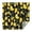 Yellow Lemon Fruit, variant on Yellow Lemon Fruit Slices Black Pattern Square Tablecloth,Waterproof Square Table Cover,Wipeable Spillproof Washable Table Cover for Home Kitchen Party Decor 42"X42"(107x107cm)