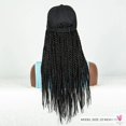 thumbnail image 3 of Synthetic Twist Braid Extensions with Baseball Cap. Machine Made Braided Hair Extensions, Passion Twists, 3 of 8